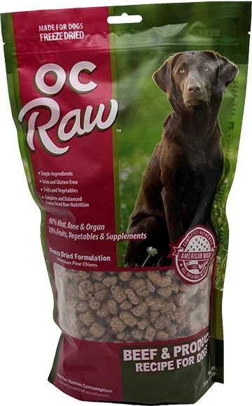 OC Raw Freeze-Dried Meaty Rox Beef & Produce