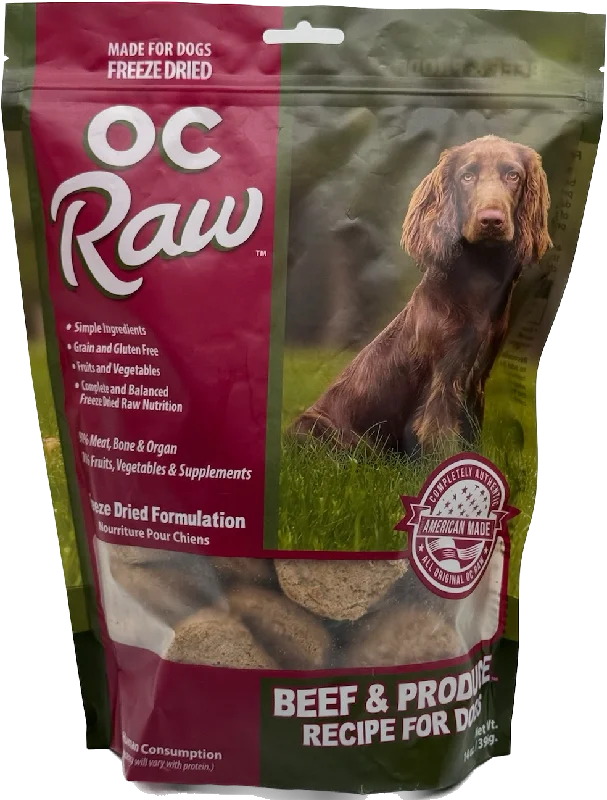 OC Raw Freeze-Dried Sliders Beef & Produce