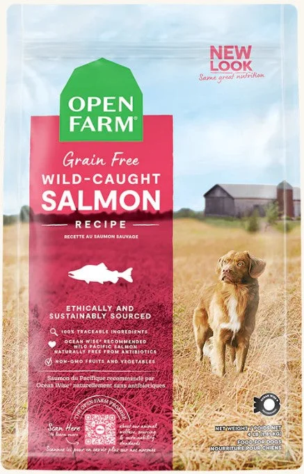 Open Farm Dry Dog Food Grain-Free Wild-Caught Salmon Recipe