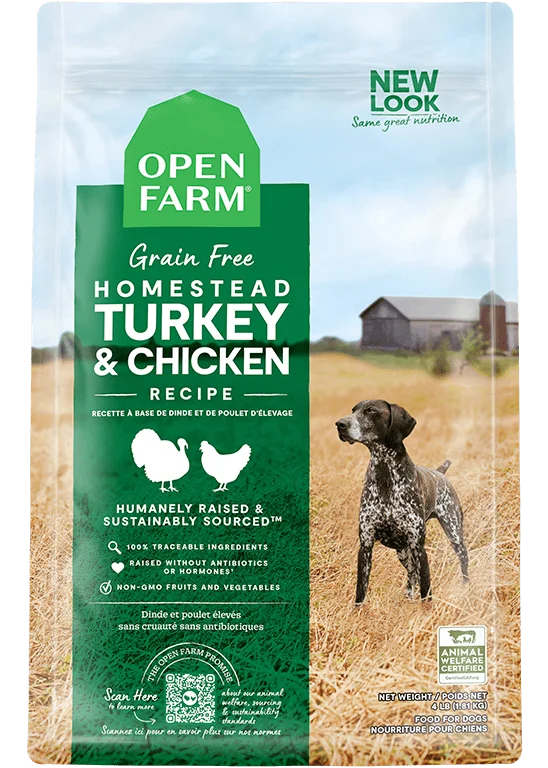 Open Farm Grain Free Homestead Turkey & Chicken Recipe Dry Dog Food