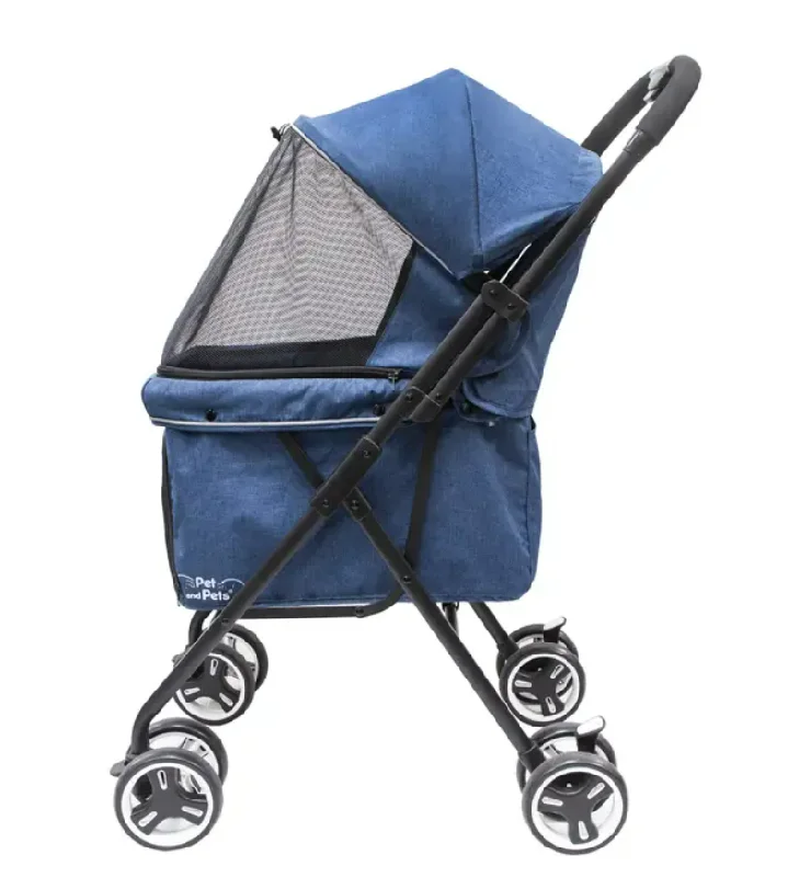 Petique Malibu Pet Stroller - Blue