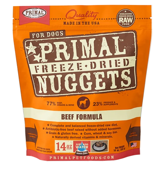 Primal Freeze-Dried Dog Food - Beef