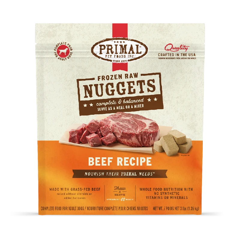 Primal Raw Frozen Beef Formula For Dogs