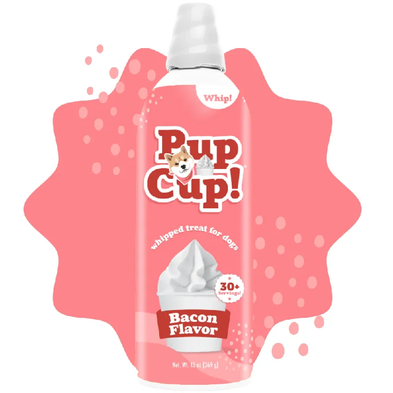 PupCup Frozen Whipped Treat for Dogs - Bacon Flavor 13oz