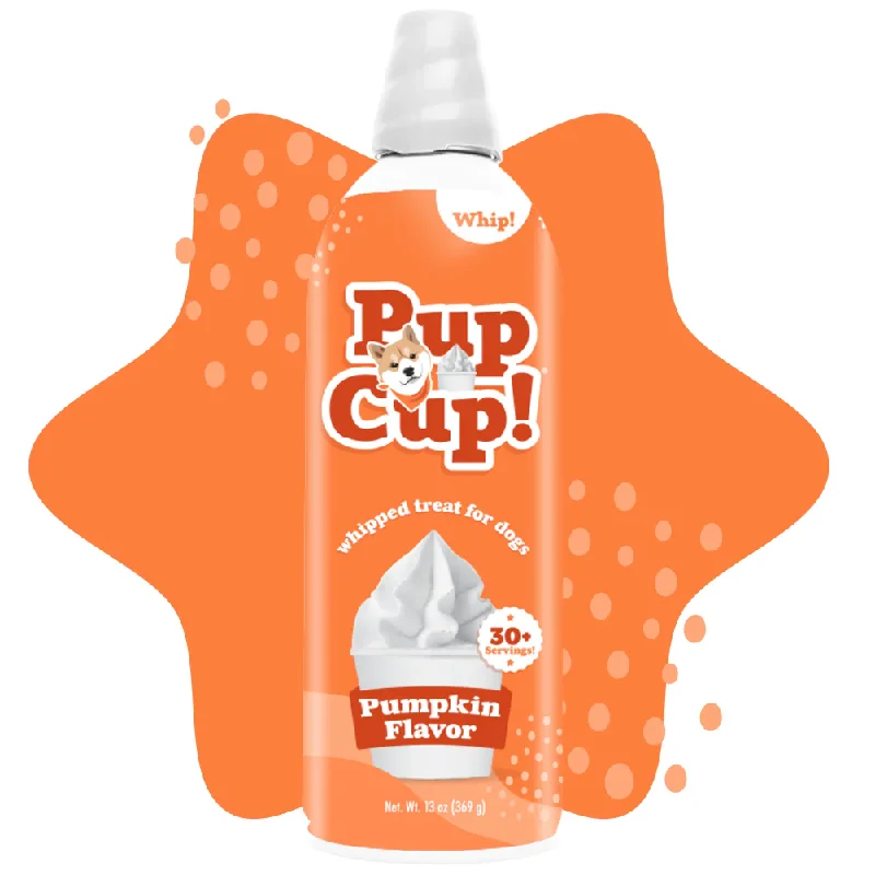 PupCup Frozen Whipped Treat for Dogs - Pumpkin Flavor 13oz