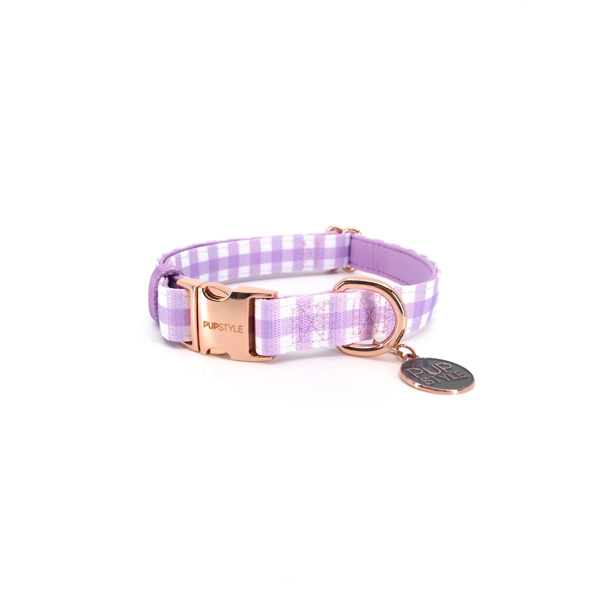 Pupstyle Suburban Berry Milkshake Dog Collar Extra Small