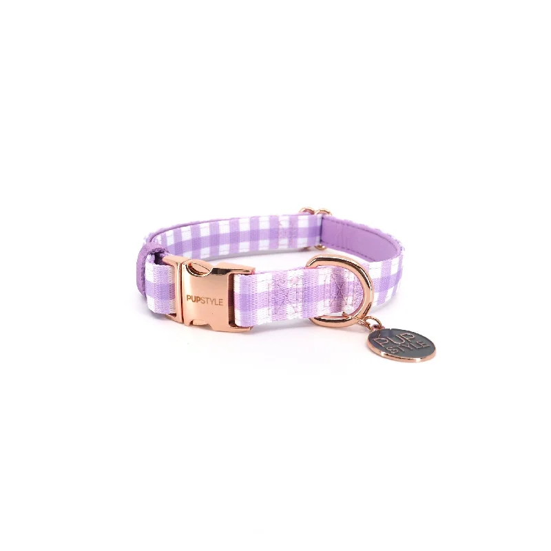 Pupstyle Suburban Berry Milkshake Dog Collar Medium