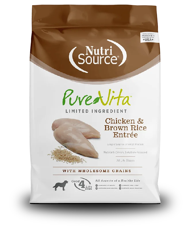 PureVita Dry Dog Food Chicken & Brown Rice Entrée