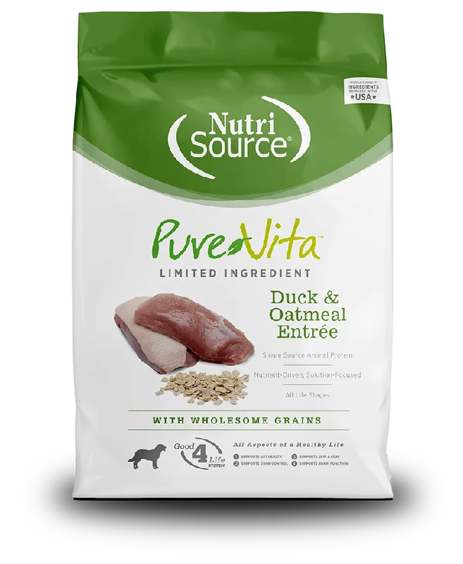 PureVita Dry Dog Food Duck & Oatmeal Entrée