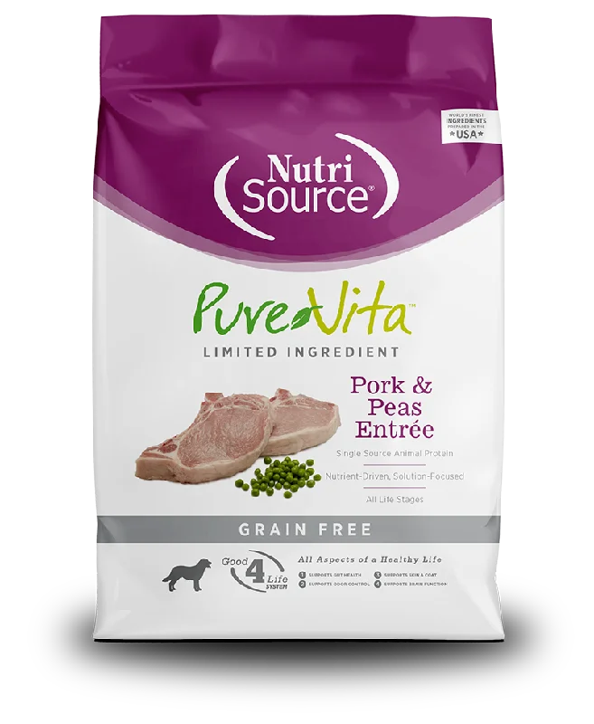 PureVita Dry Dog Food Grain-Free Pork & Peas Entrée