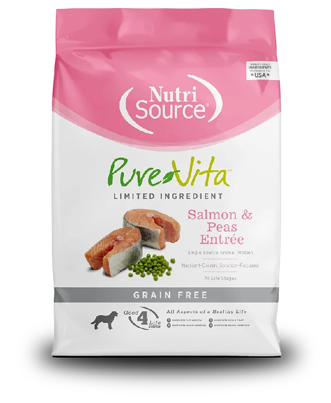 PureVita Dry Dog Food Grain-Free Salmon & Peas Entrée