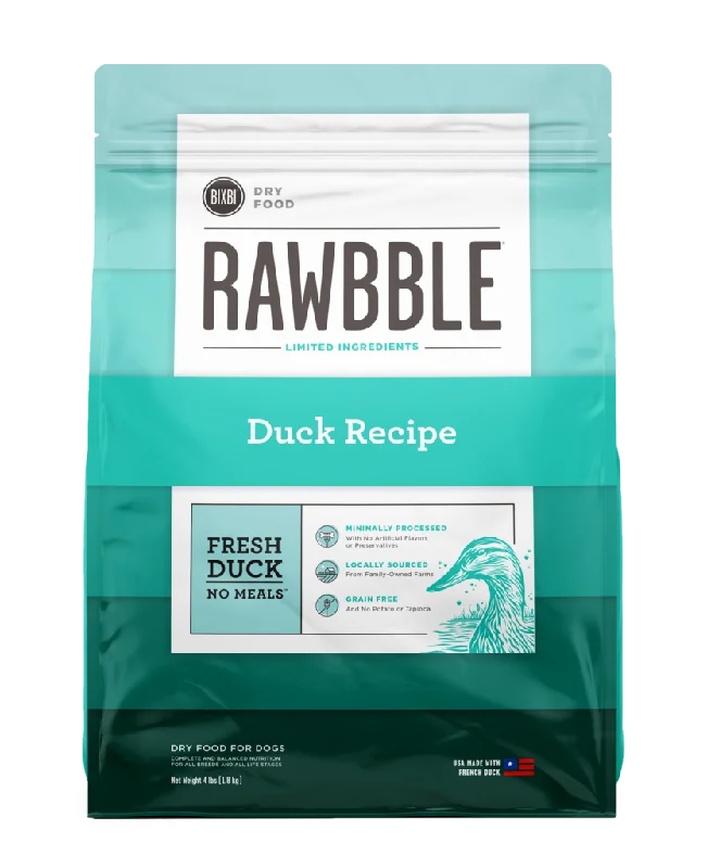 Bixbi RAWBBLE® Dry Dog Food Duck Recipe