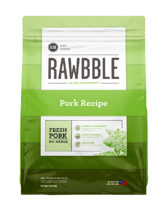 Bixbi RAWBBLE® Dry Dog Food Pork Recipe