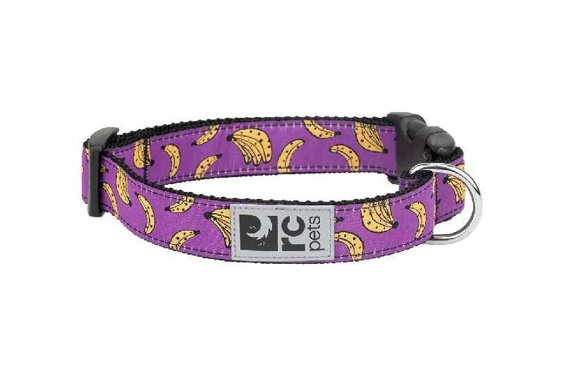 RC Pets Patterned Dog Clip Collar - Bananas