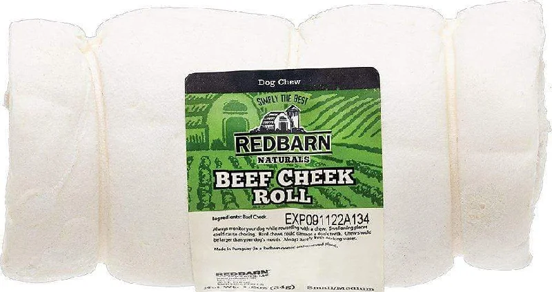 Redbarn Puffed Beef Cheek Roll Dog Chew