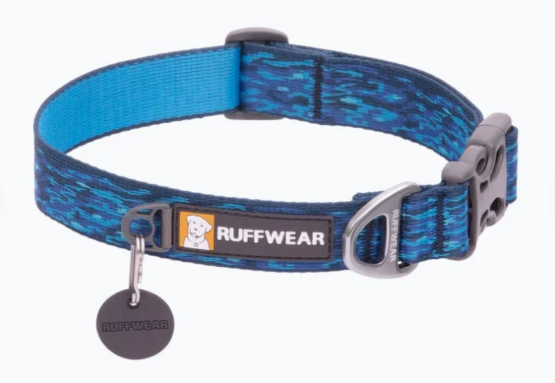 RuffWear Flat Out™ Collar Oceanic Distortion