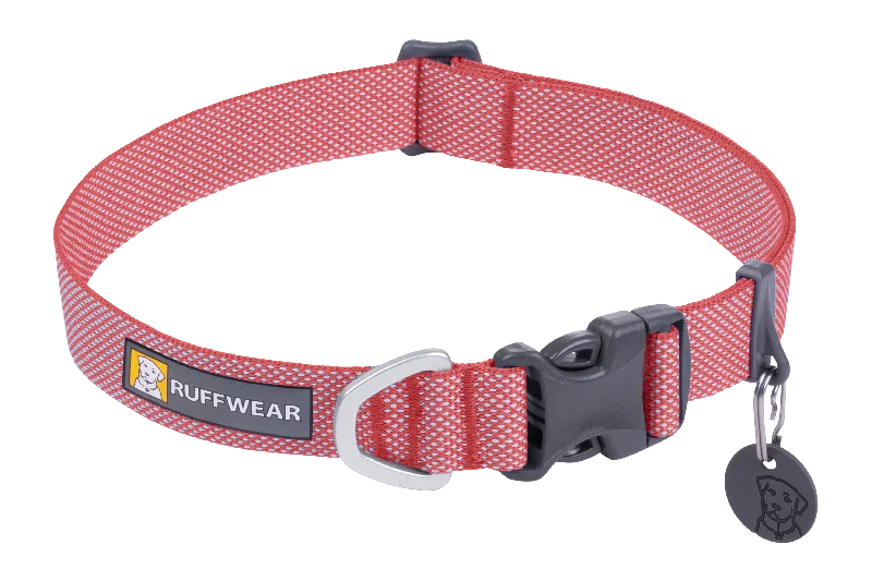 RuffWear Hi & Light™ Dog Collar - Salmon Pink