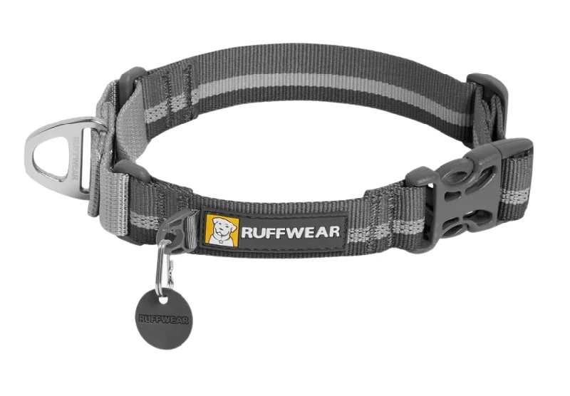 RuffWear Web Reaction™ Martingale w/ Buckle Collar - Granite Grey -