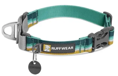 RuffWear Web Reaction™ Martingale w/ Buckle Collar - Seafoam -