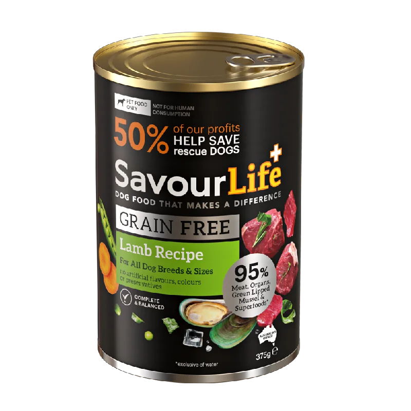 SavourLife Grain Free Lamb Adult Dog Wet Food 375g<3 <3 <3