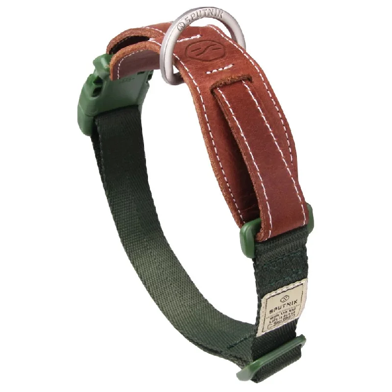 Sputnik Nylon Dog Collar (Green)