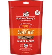 Stella & Chewy's Freeze-Dried Raw Dog Food Dinner Patties Stella's Super Beef