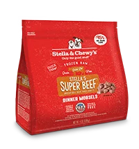 Stella & Chewy's Frozen Raw Dog Food Dinner Morsels Stella's Super Beef