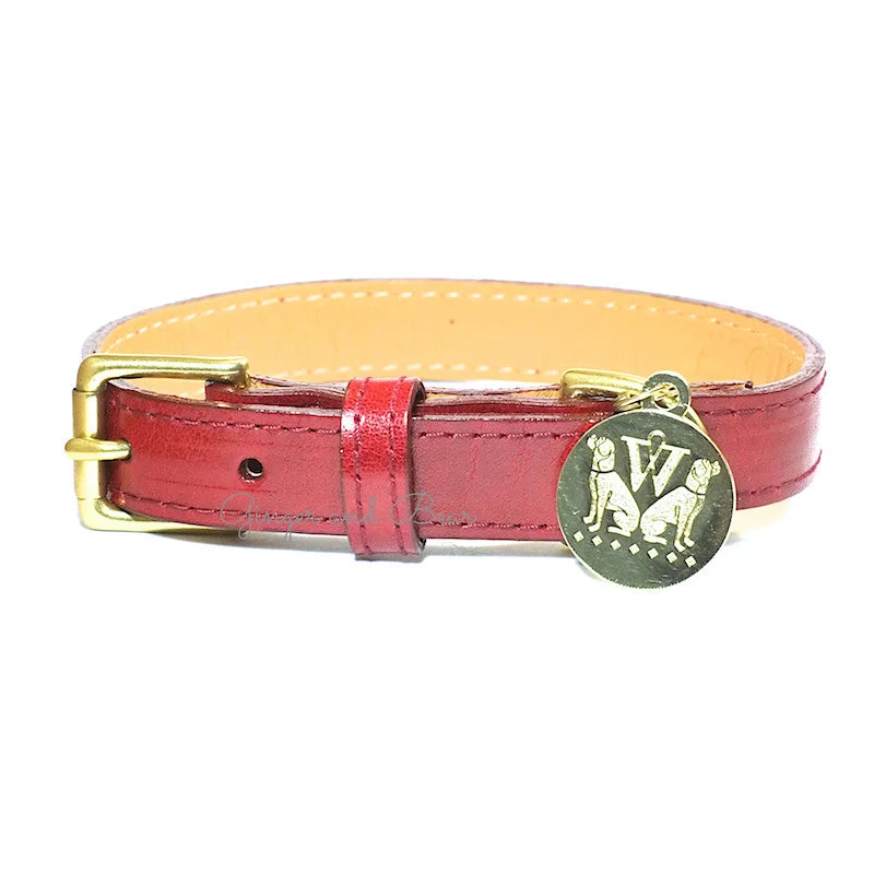 The Big Apple Dog Collar - Red