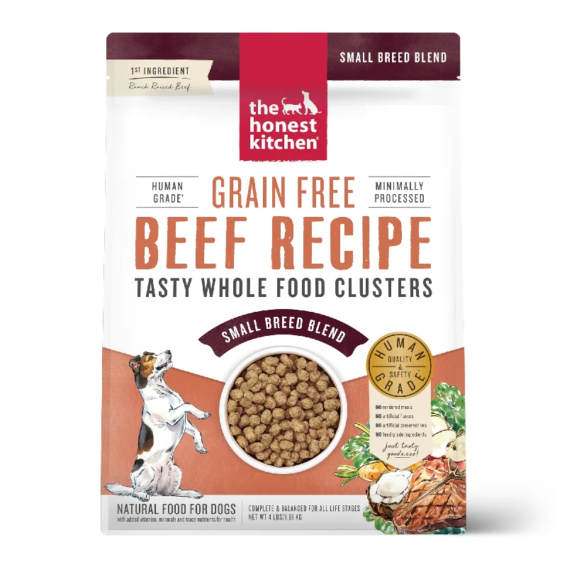 The Honest Kitchen Dry Dog Food Clusters Grain-Free Small Breed Beef Recipe