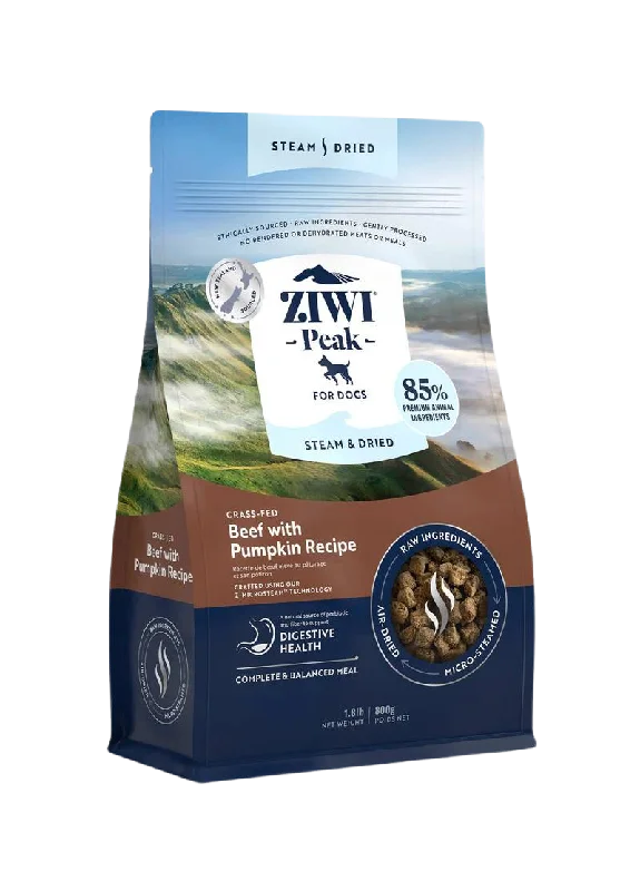 ZiwiPeak Steam-Dried Dog Food - Beef W/ Pumpkin