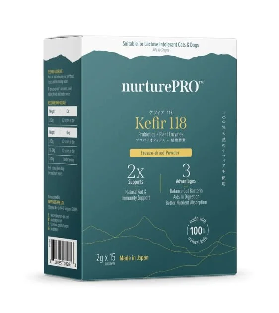 Nurture Pro Kefir 118 Probiotics + Plant Enzymes Freeze-Dried Powder For Dogs & Cats