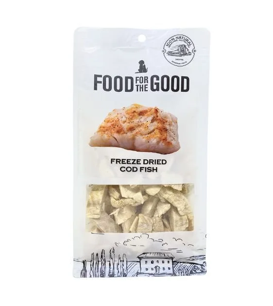 Food For The Good Freeze Dried Cat & Dog Treats (Cod Fish)