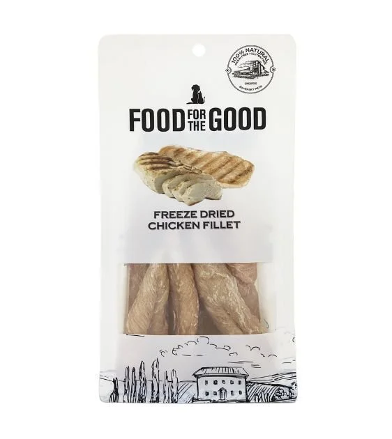 Food For The Good Freeze Dried Cat & Dog Treats (Chicken Fillet)