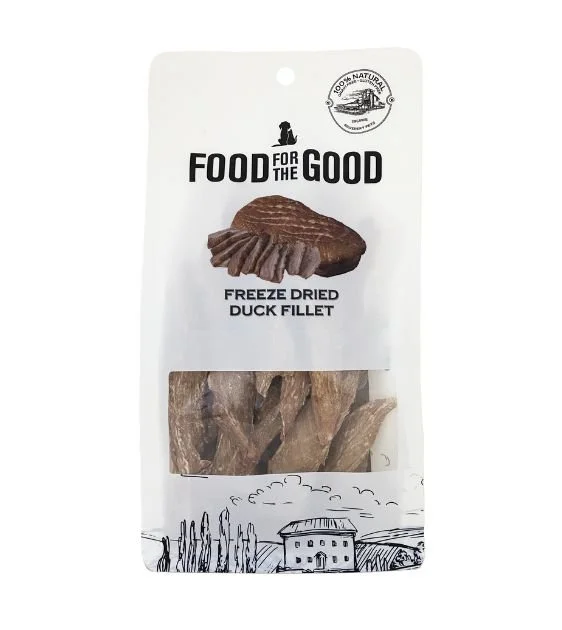 Food For The Good Freeze Dried Cat & Dog Treats (Duck Fillet)