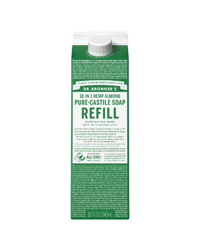 Almond Pure-Castile Liquid Soap Refill Carton