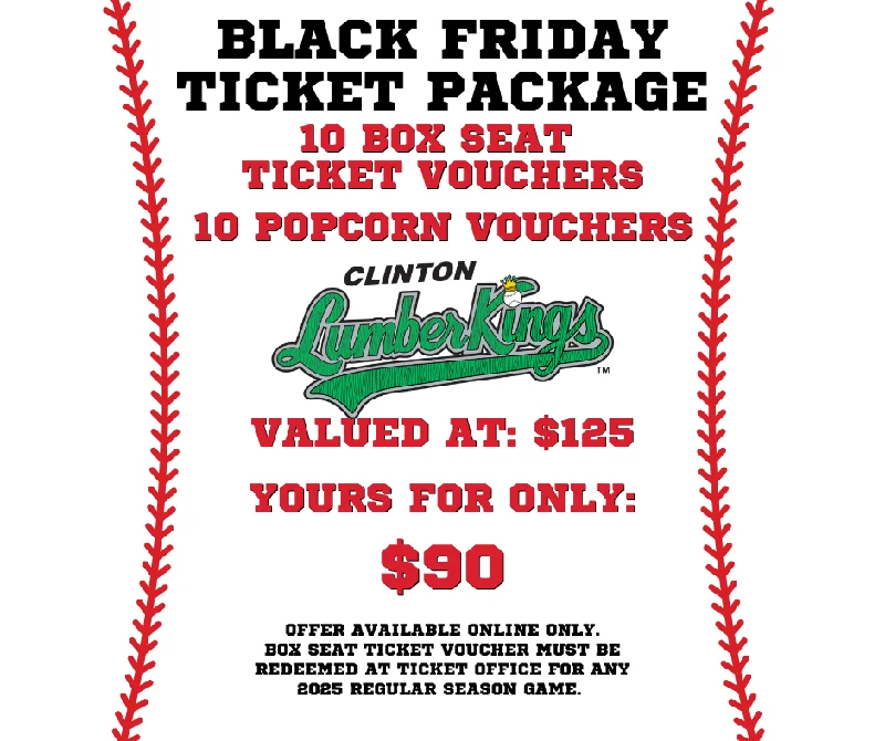 Black Friday Box Seat Ticket Package