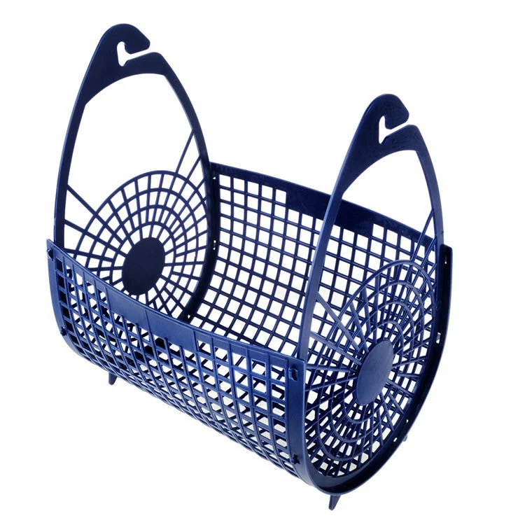 Plastic Clothes Peg Basket, Asstd