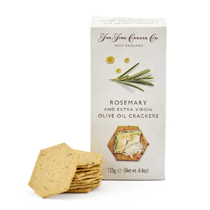 The Fine Cheese Co. Rosemary and Extra Virgin Olive Oil Crackers 125g