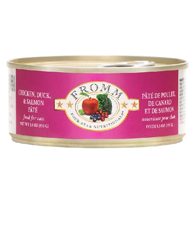 Fromm Chicken, Duck & Salmon Pate Canned Cat Food 5.5oz