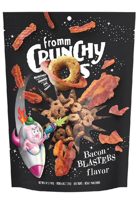 Fromm Dog Crunchy O's Treats Bacon Blasters