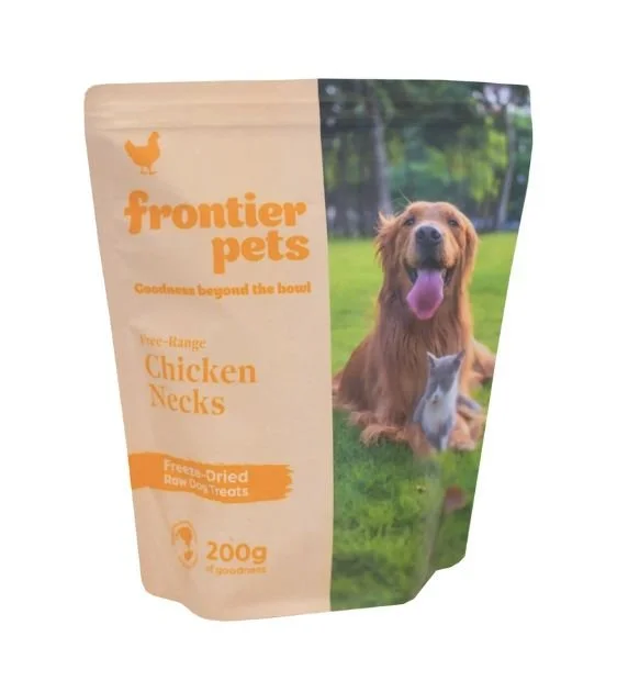 Frontier Pets Freeze Dried Raw Dog Treats (Chicken Necks)