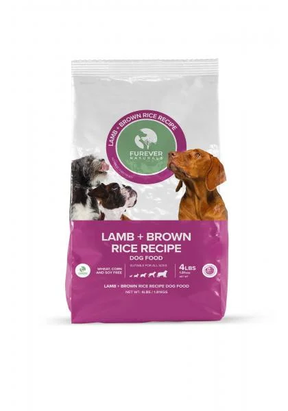 Furever Naturals D 4lb GF Lamb & Brown Rice