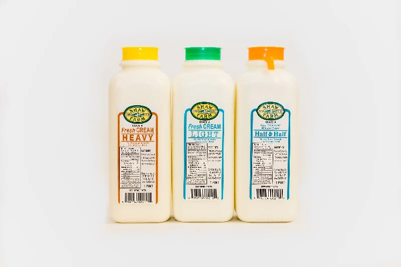 Shaw Farm - Half & Half creamer, pint plastic