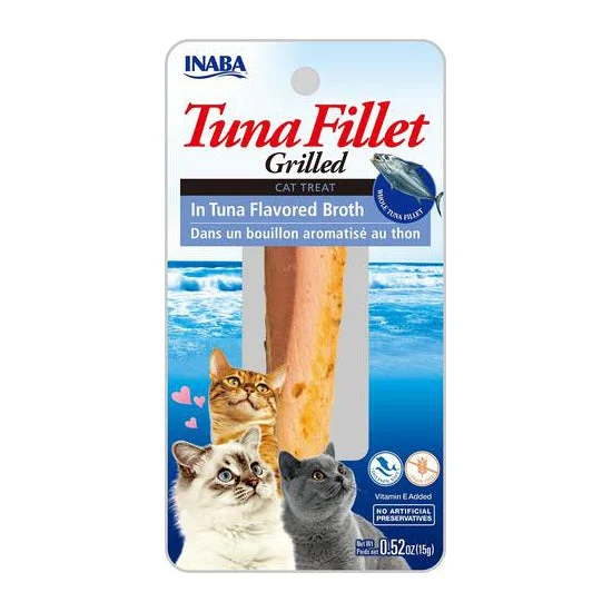 Inaba Grilled Tuna Fillet in Tuna Flavored Broth Cat Treat