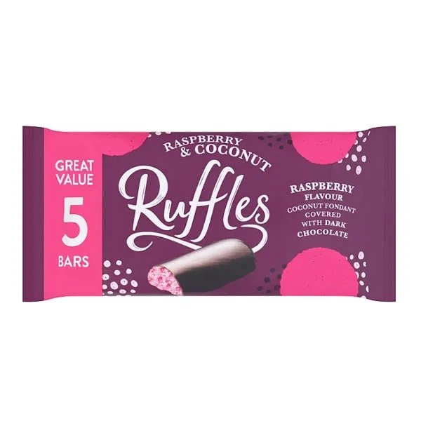 Jamesons Raspberry & Coconut Ruffles 5 P