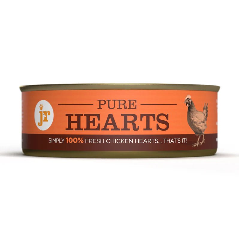 JR Pure Chicken Hearts Topper and Mixer 80g