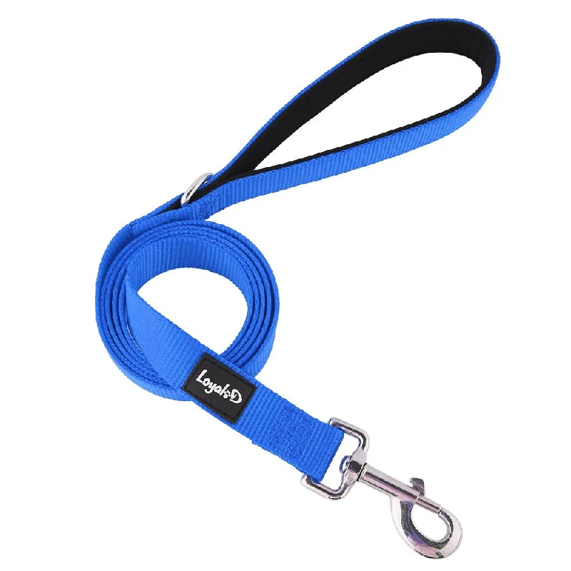 Loyal.D Fix.D Comfort Blue Dog Leash (Neoprene Handle)