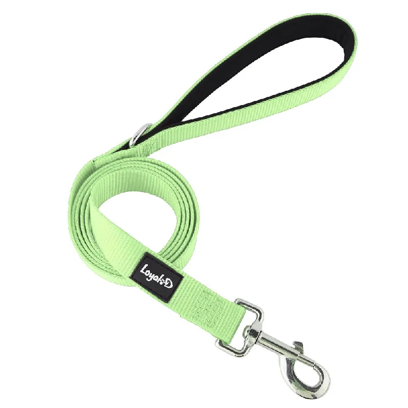 Loyal.D Fix.D Comfort Lime Green Dog Leash (Neoprene Handle)