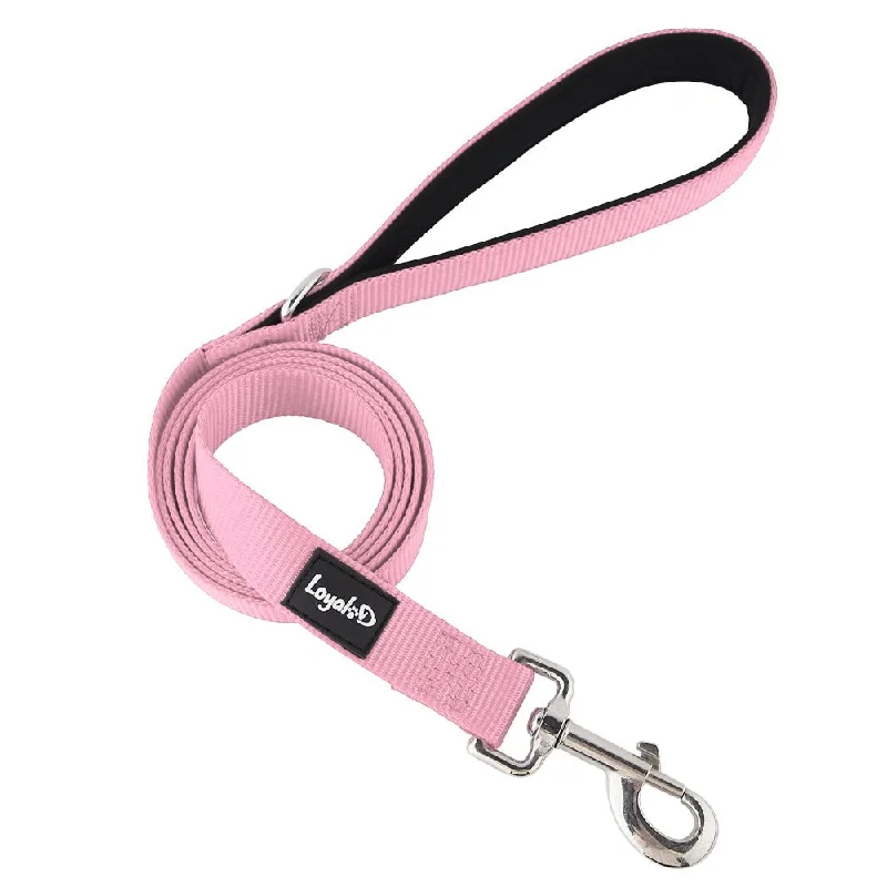 Loyal.D Fix.D Comfort Rose Pink Dog Leash (Neoprene Handle)