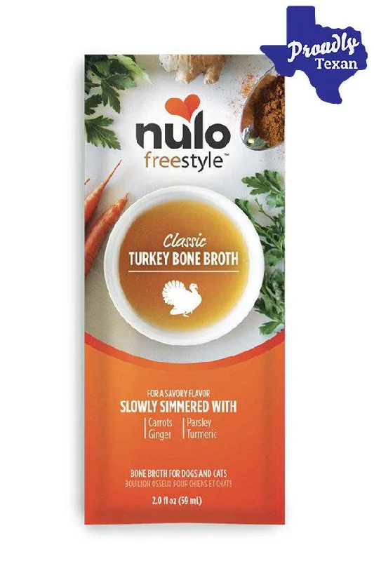 Nulo Freestyle Turkey Bone Broth Topper For Pets